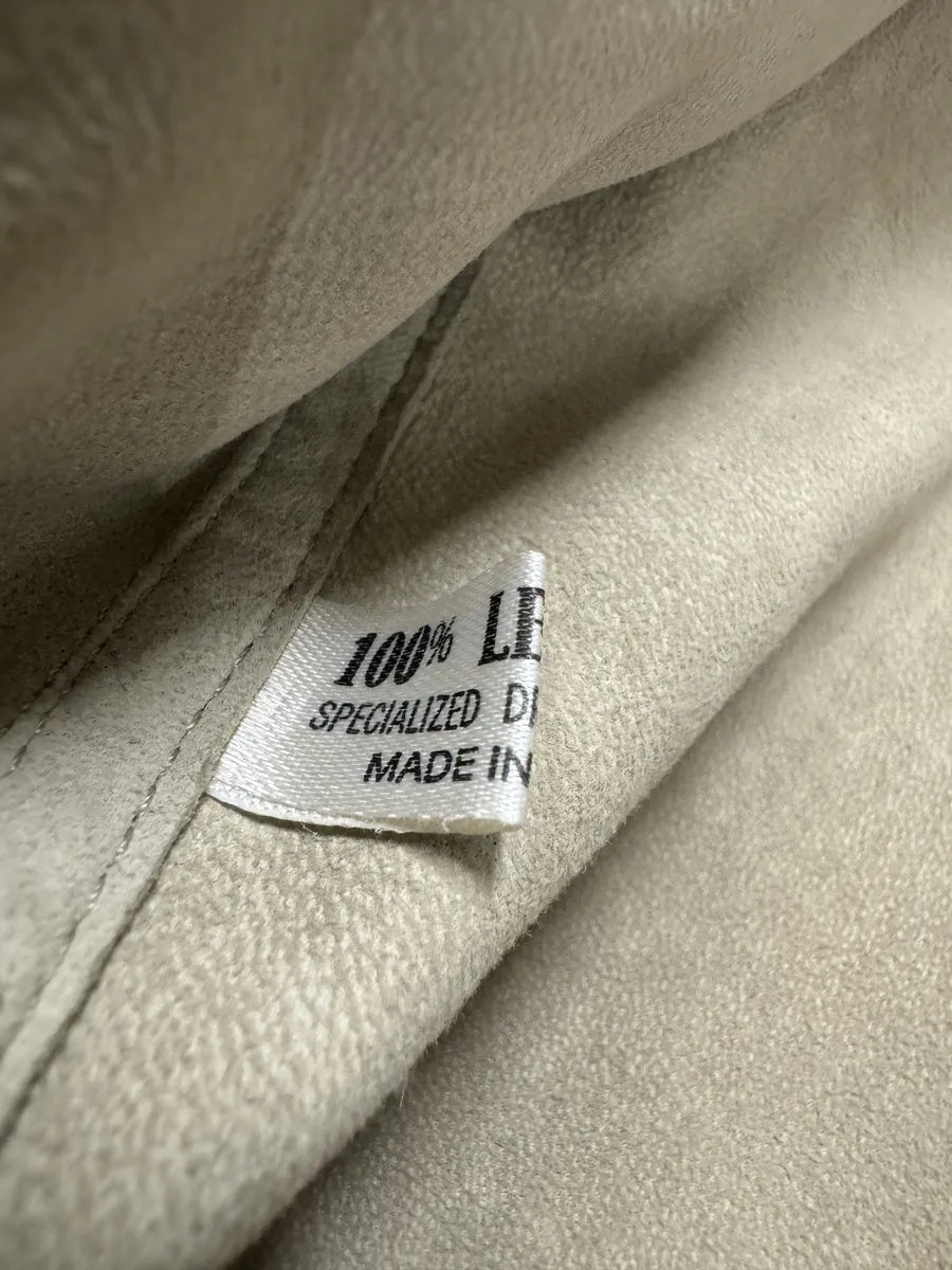 2000s Roberto Cavalli Mold White Leather Shirt rbFBomO 7