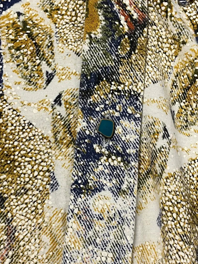 2000s Roberto Cavalli Mosaic Gradient White Shirt EjLixTH 8