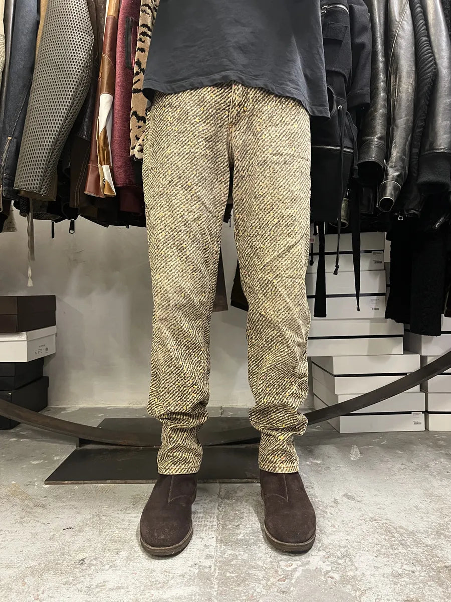 2000s Roberto Cavalli Multicolor Pixelized Pants BxparfU 1