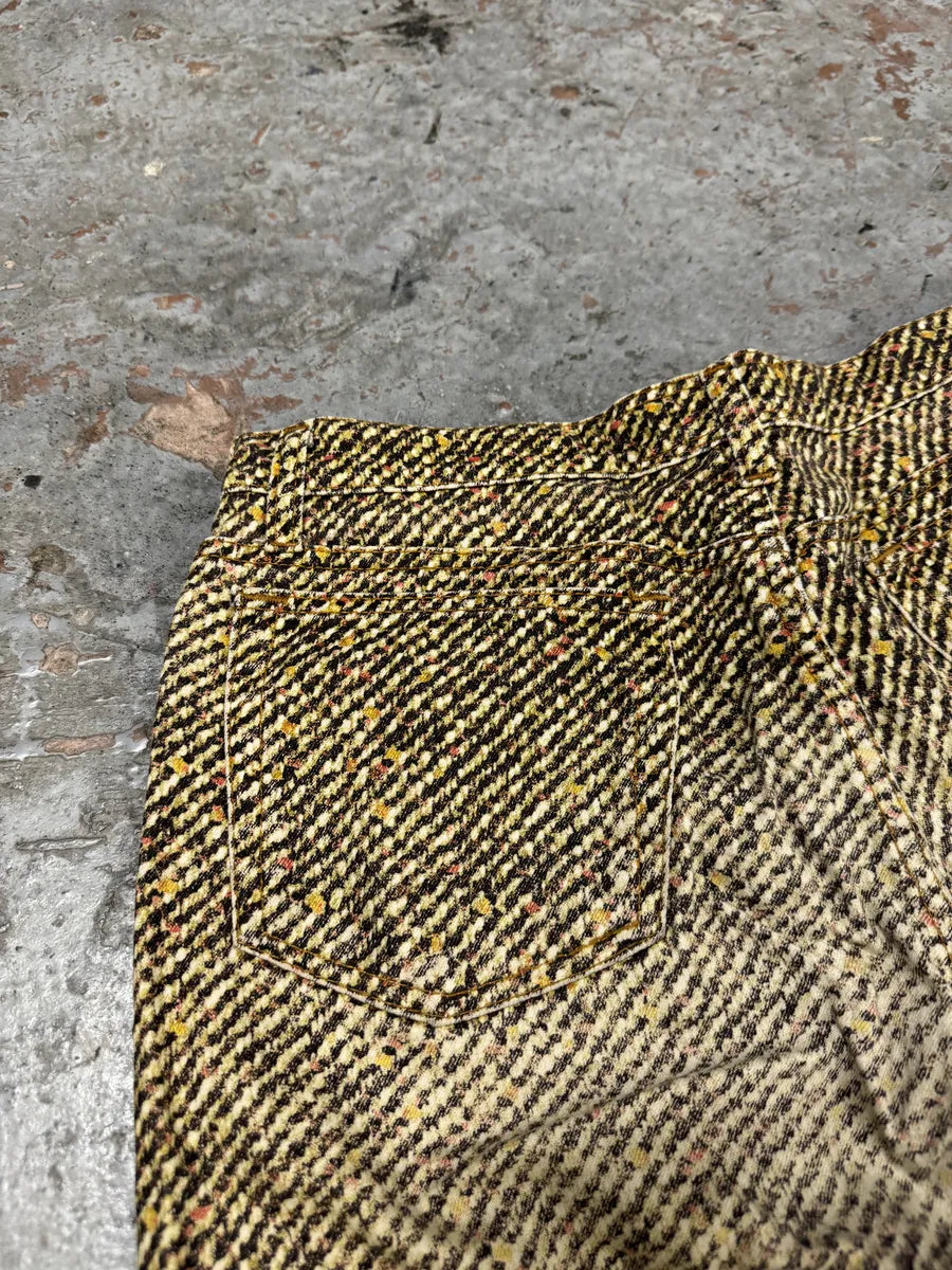 2000s Roberto Cavalli Multicolor Pixelized Pants BxparfU 5