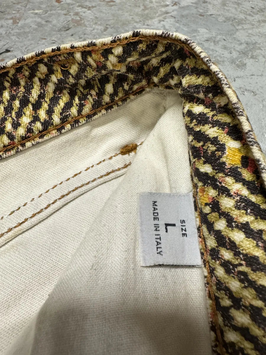 2000s Roberto Cavalli Multicolor Pixelized Pants BxparfU 9