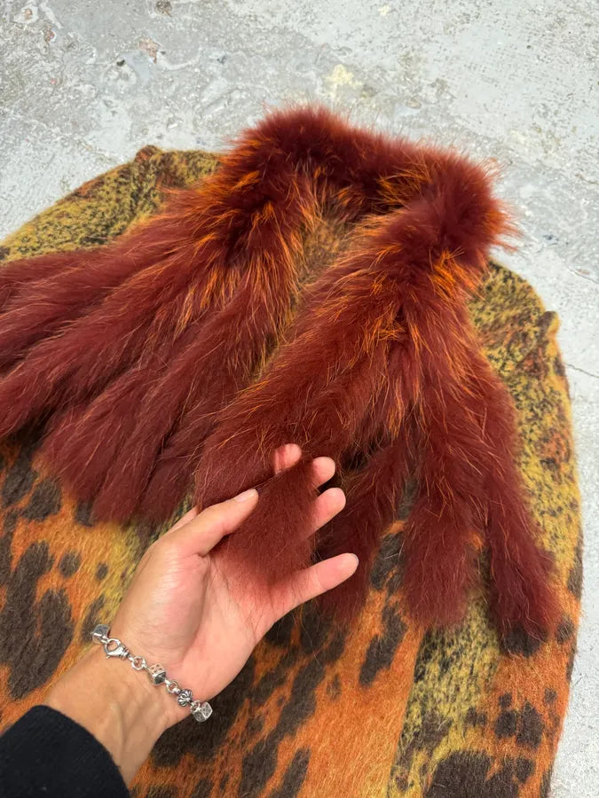 2000s Roberto Cavalli Multicolor Vulcano Wool & Mohair Cardigan Coat CLWaoBN 2