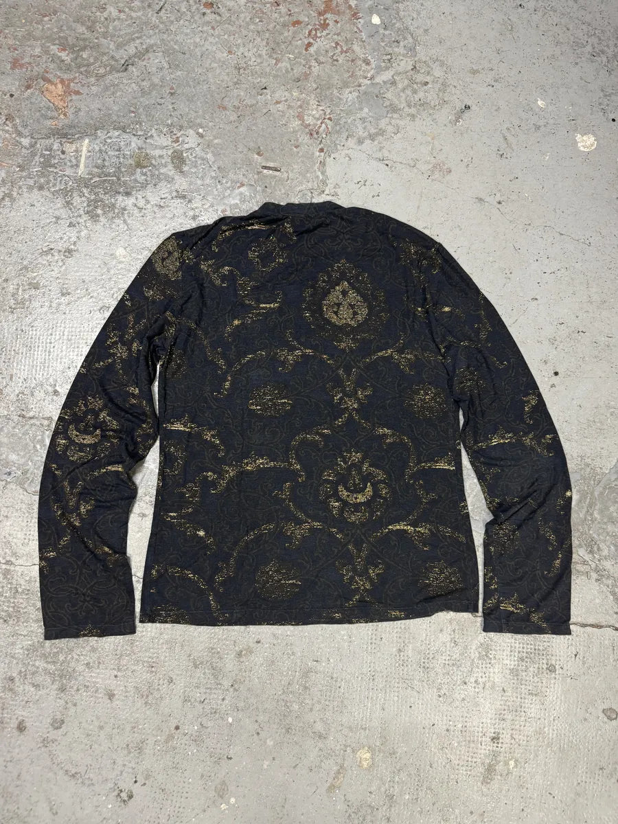 2000s Roberto Cavalli Navy Golden Royal Longsleeves yrWitvV 3