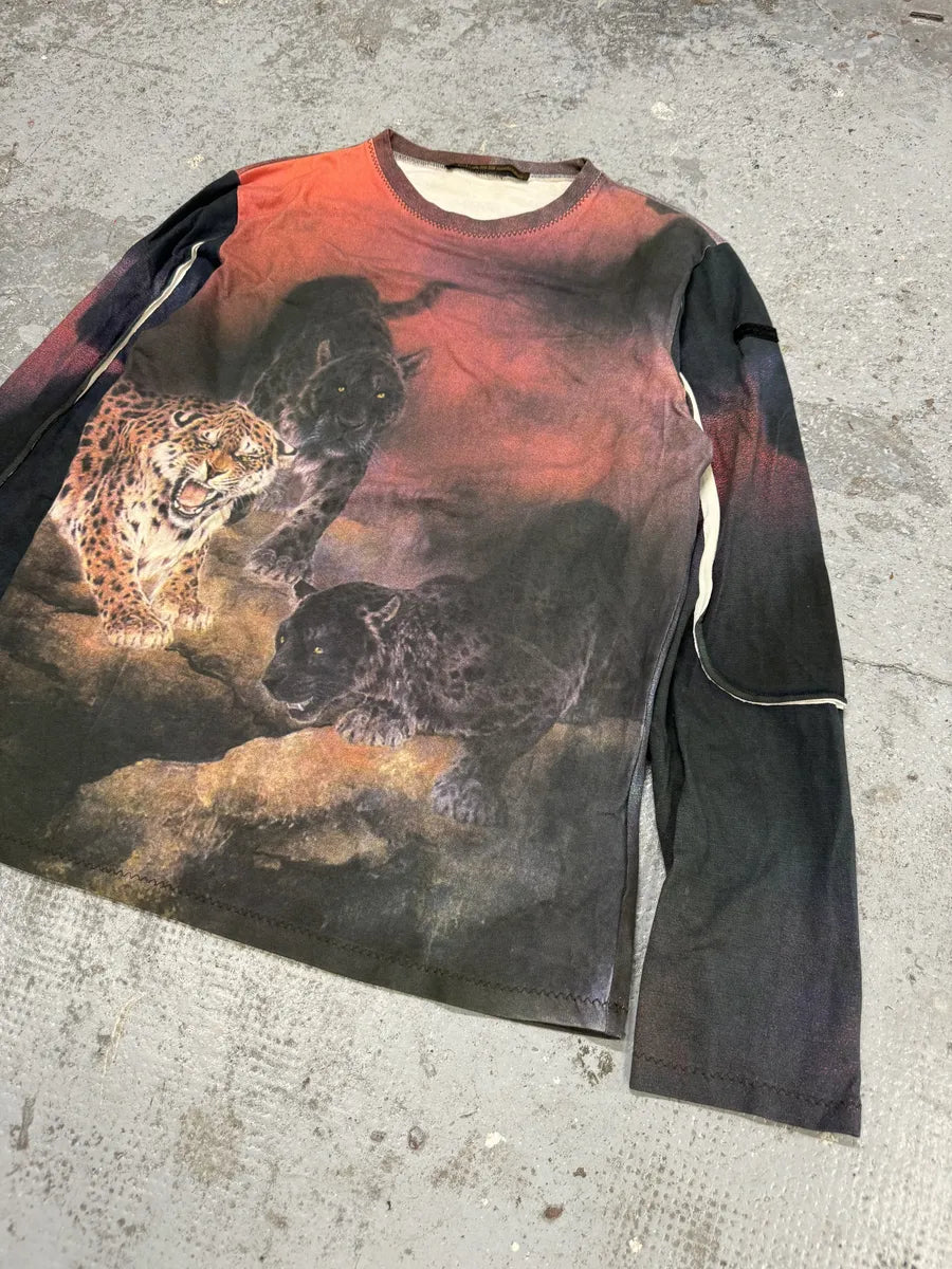 2000s Roberto Cavalli Obscure Tiger Longsleeves OjHxnQV 8