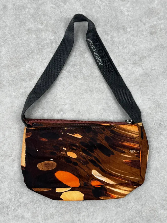 2000s Roberto Cavalli Orange Hallucination Shoulder Bag EvkpqsQ 0