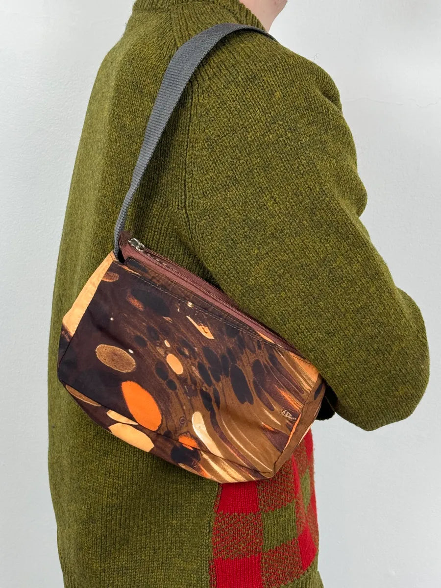 2000s Roberto Cavalli Orange Hallucination Shoulder Bag EvkpqsQ 2