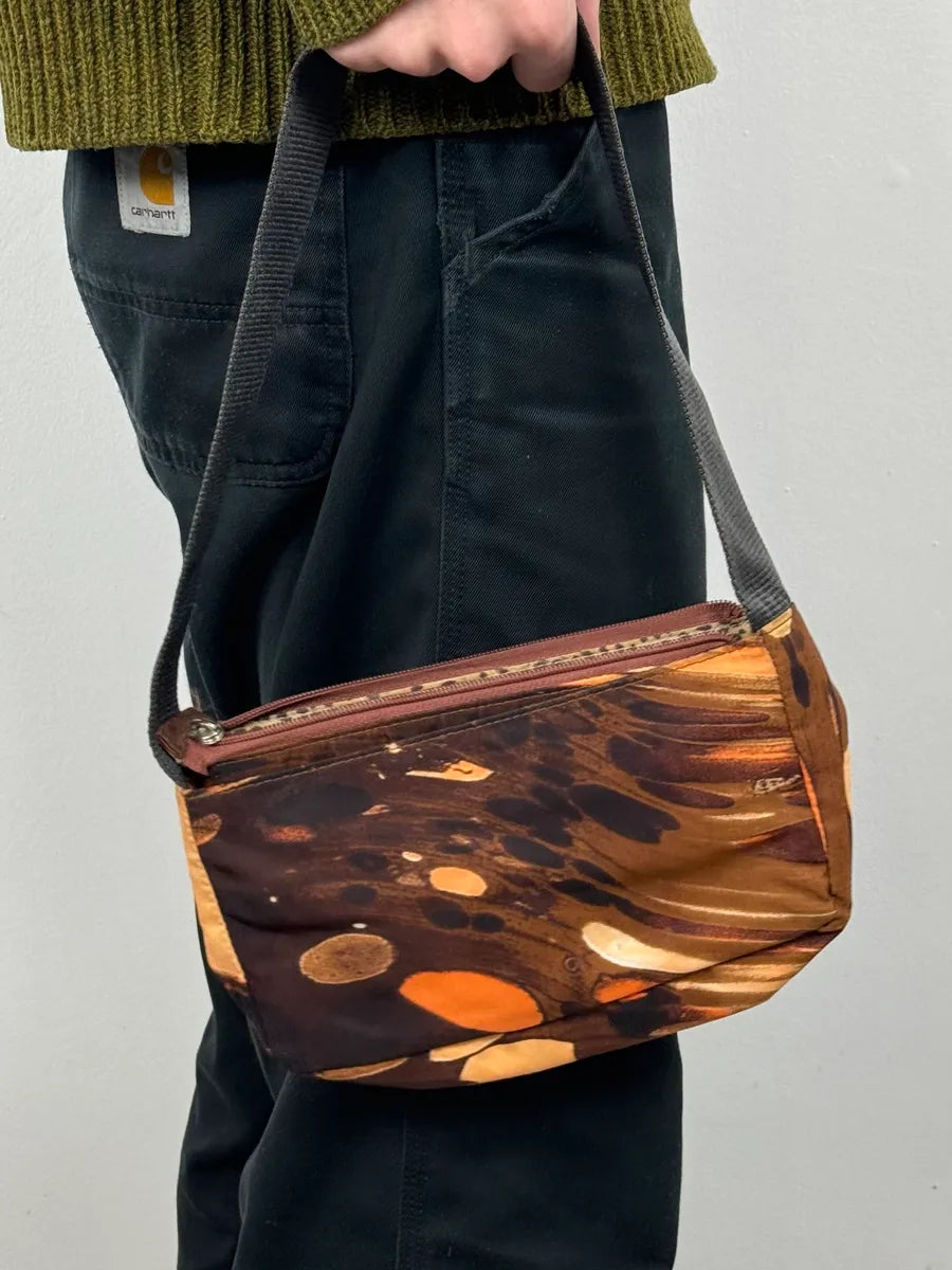 2000s Roberto Cavalli Orange Hallucination Shoulder Bag EvkpqsQ 1
