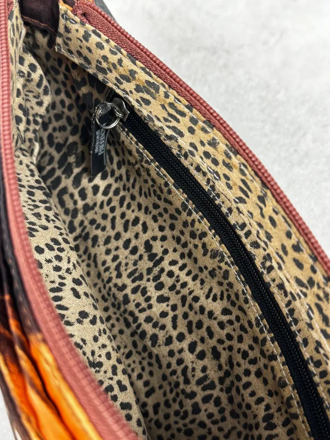 2000s Roberto Cavalli Orange Hallucination Shoulder Bag EvkpqsQ 4
