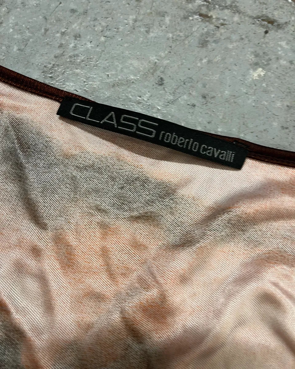 2000s Roberto Cavalli Orange Red Sunset Longsleeve FMUACQn 7