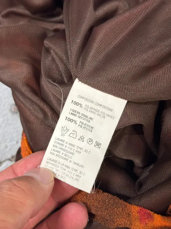 2000s Roberto Cavalli Orange Sunset Dress bjcUnMo 6