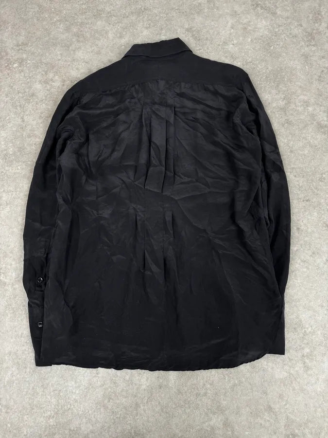 AW2008 Roberto Cavalli Ornament Black Light Classy Shirt HhHSvCd 3