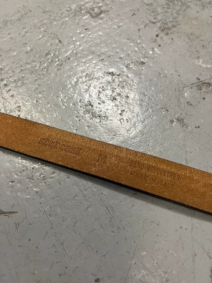 2000s Roberto Cavalli Ornament Buckle Leather Belt dUDNytf 8