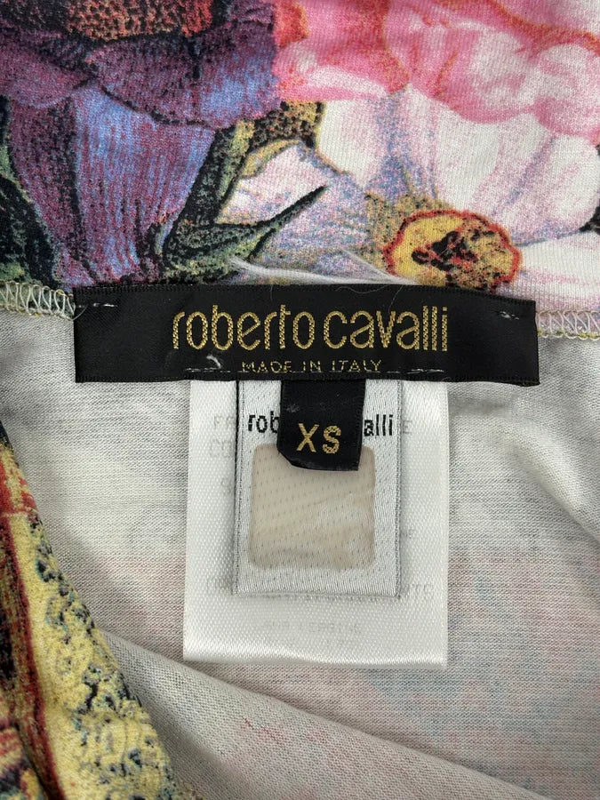 2000s Roberto Cavalli Patchwork Mozaic Summer T-Shirt SStBteI 6