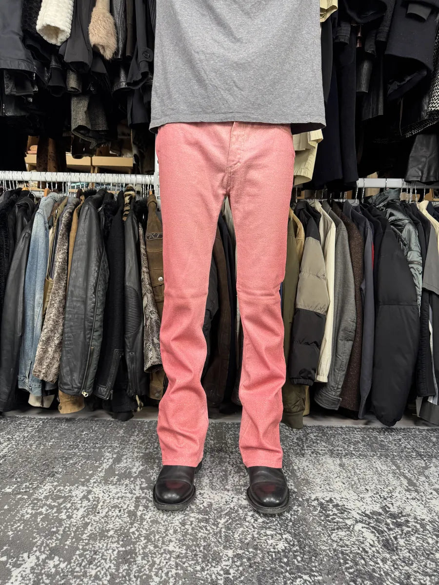 2000s Roberto Cavalli Pink Gradient Golden Pants nYCdPcW 4