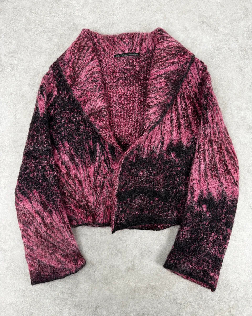 2000s Roberto Cavalli Pink & Purple Abstract Cardigan snUliSX 0