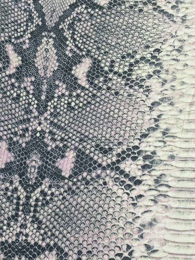 2000s Roberto Cavalli Pink Snake Print Rhinestone Short Sleeve Top fBAyxwS 8