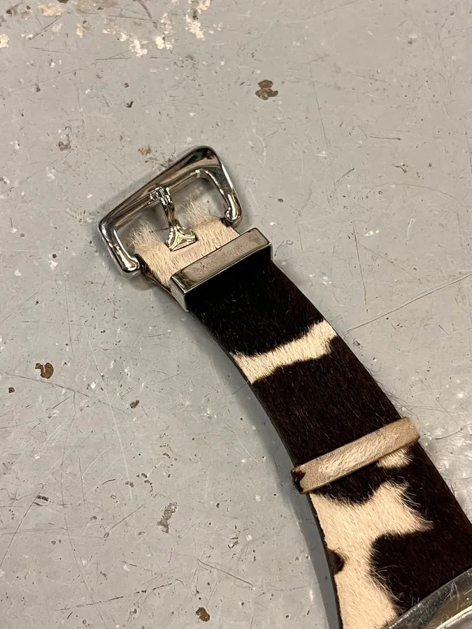 2000s Roberto Cavalli Pony Hair Bracelet Watch xVzNXgD 5