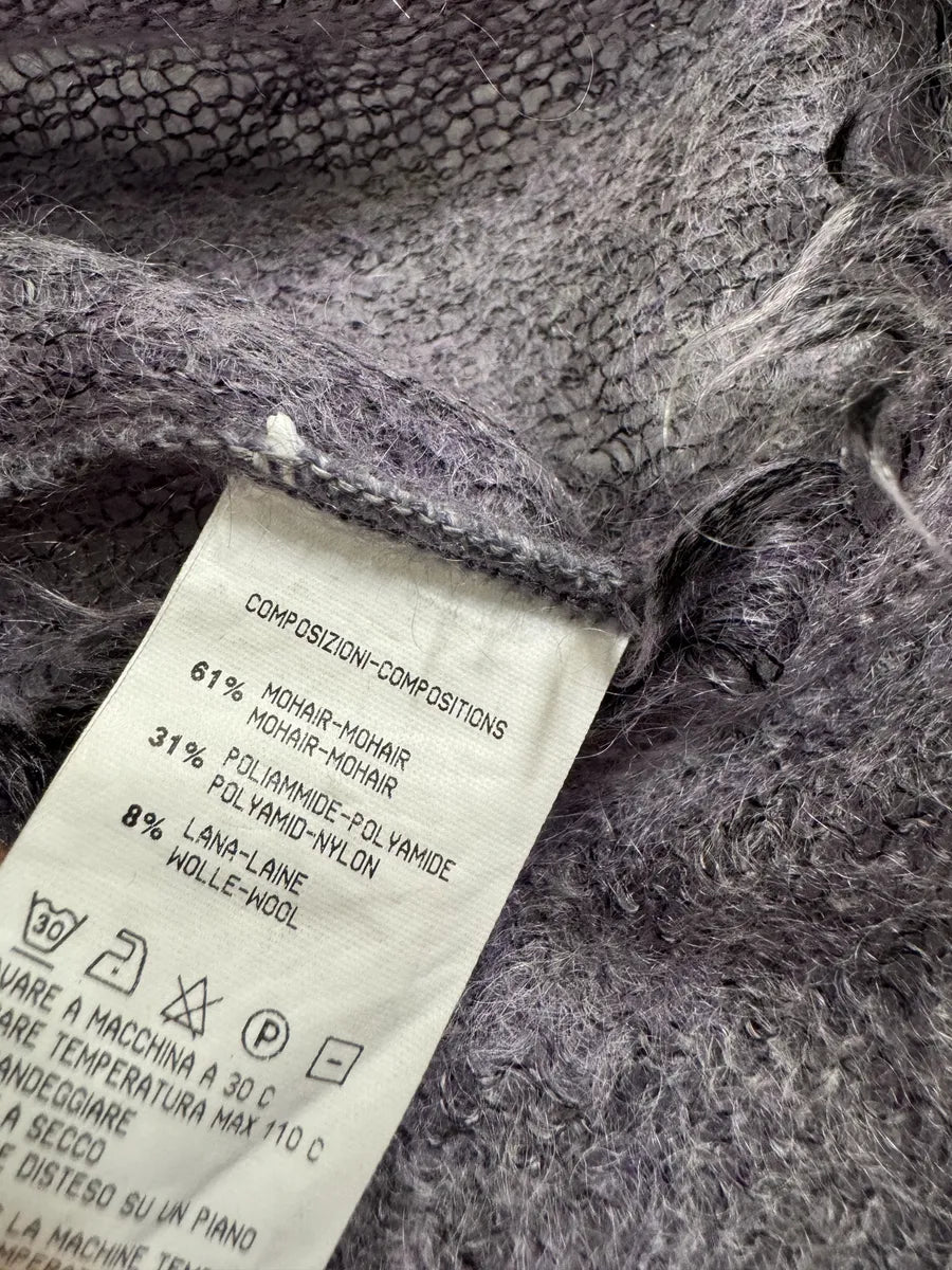 2000s Roberto Cavalli Purple Lila Mohair Cardigan gDEGunO 5