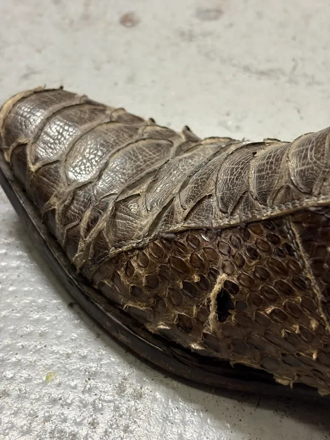 2000s Roberto Cavalli Python Leather Boots hYNeyOd 11
