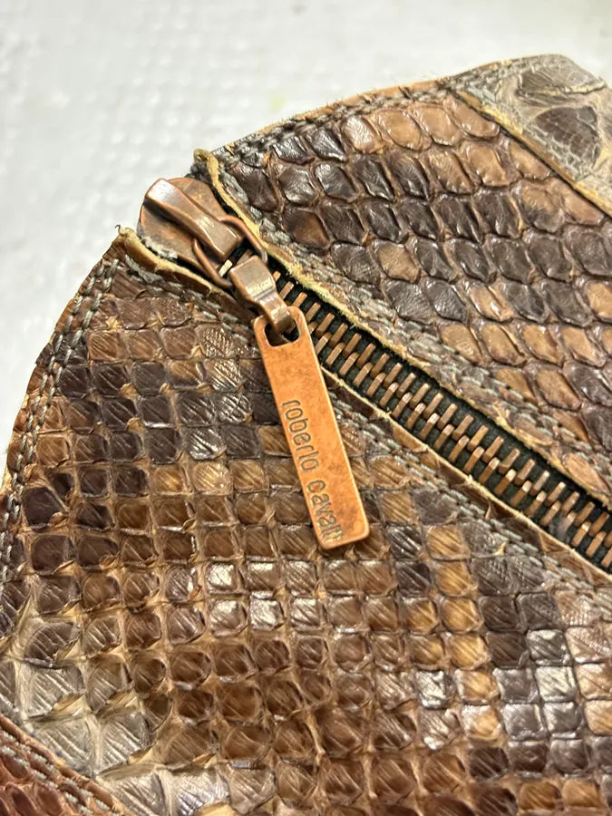 2000s Roberto Cavalli Python Leather Boots hYNeyOd 8