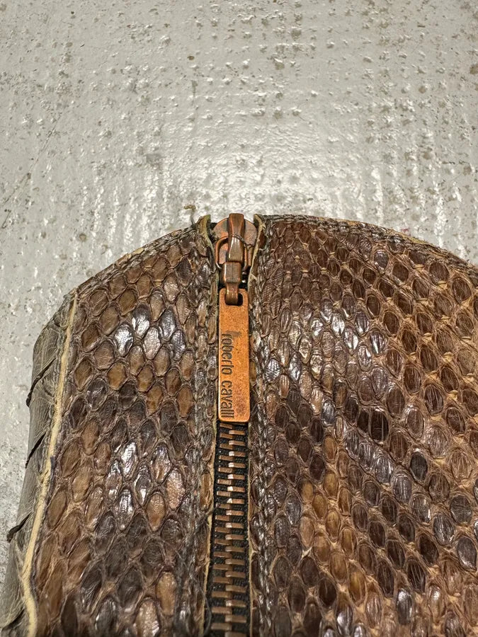 2000s Roberto Cavalli Python Leather Boots hYNeyOd 8