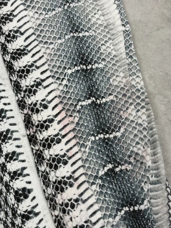 2000s Roberto Cavalli Python Snake Grey Longsleeves oAktVkQ 7