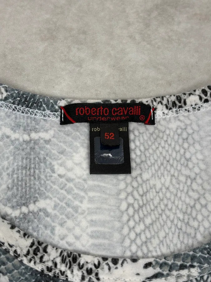 2000s Roberto Cavalli Python Snake Grey Longsleeves oAktVkQ 8