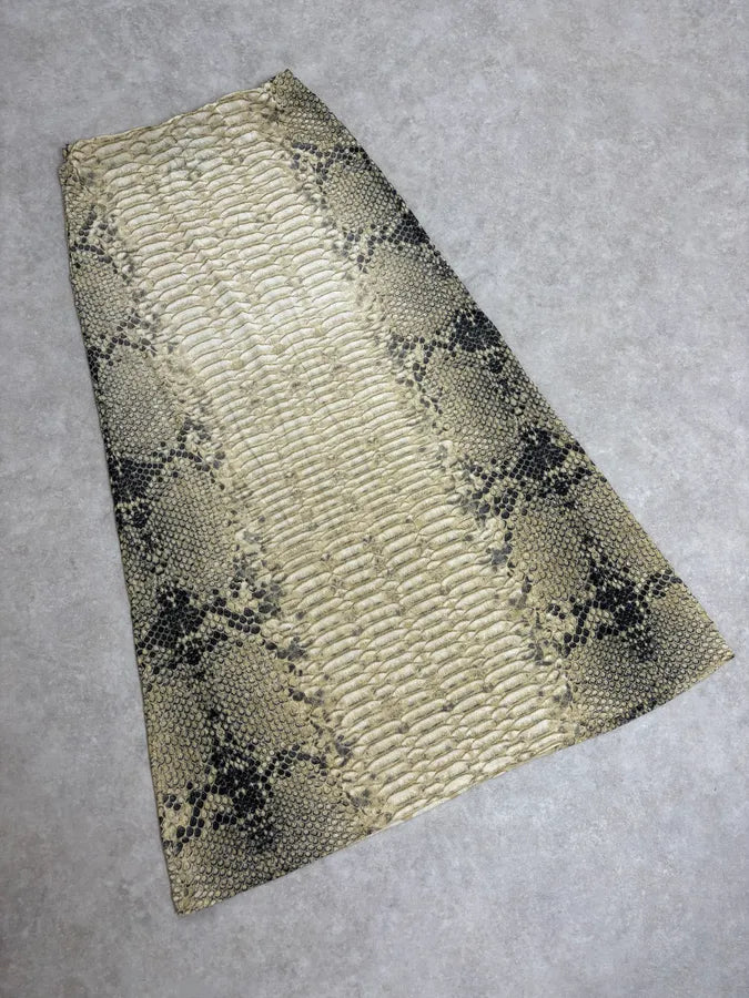 2000s Roberto Cavalli Python Soft Skirt MXyNIkz 4