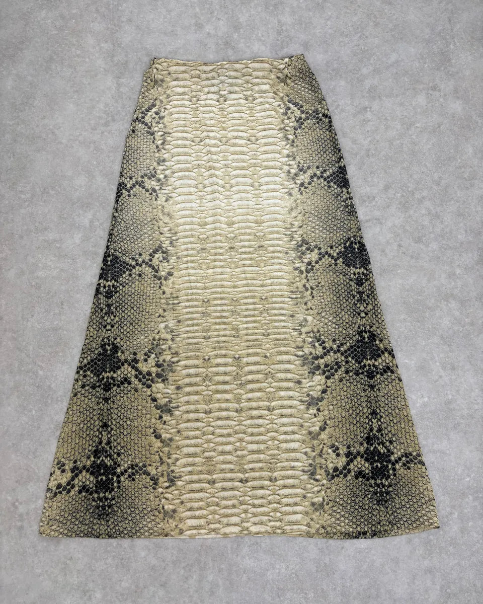 2000s Roberto Cavalli Python Soft Skirt MXyNIkz 1