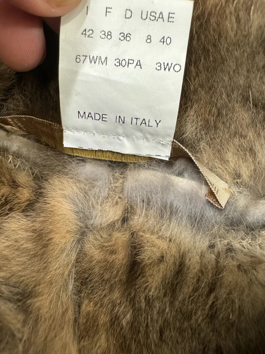 2000s Roberto Cavalli Rabbit Fur Tweed Jacket bKTYUAr 9