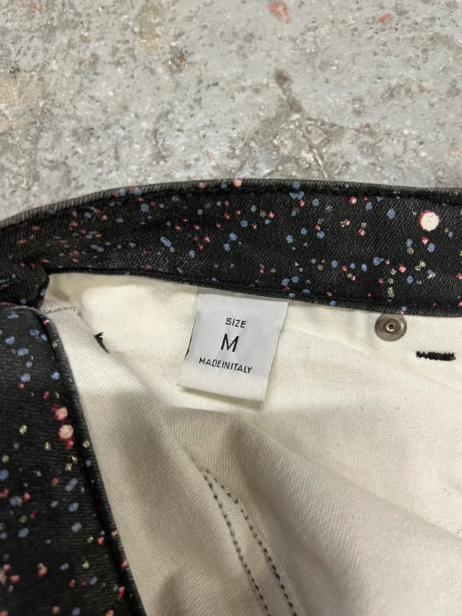 2000s Roberto Cavalli Red Galaxy Expansion Embellished Pants TrvXDzN 9