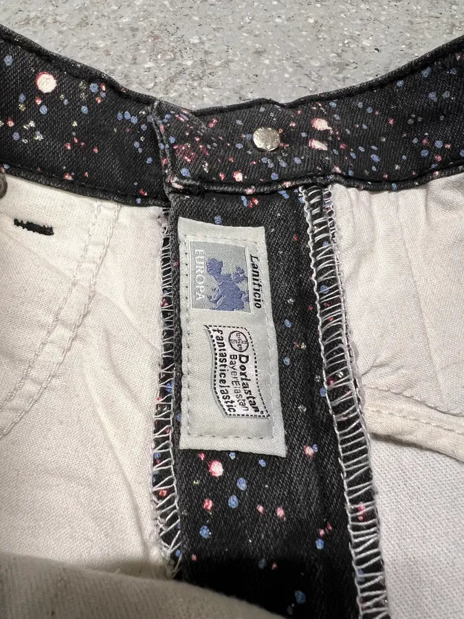 2000s Roberto Cavalli Red Galaxy Expansion Embellished Pants TrvXDzN 8