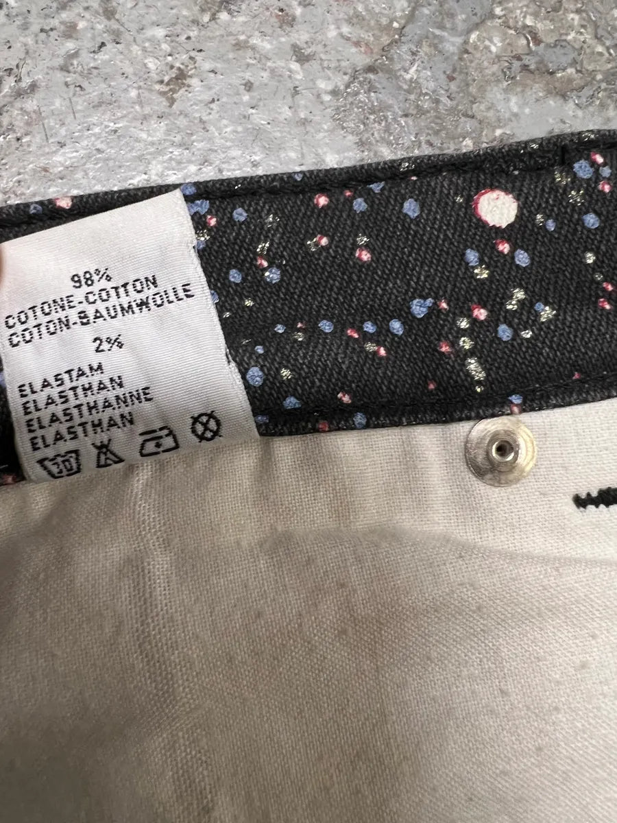 2000s Roberto Cavalli Red Galaxy Expansion Embellished Pants TrvXDzN 7