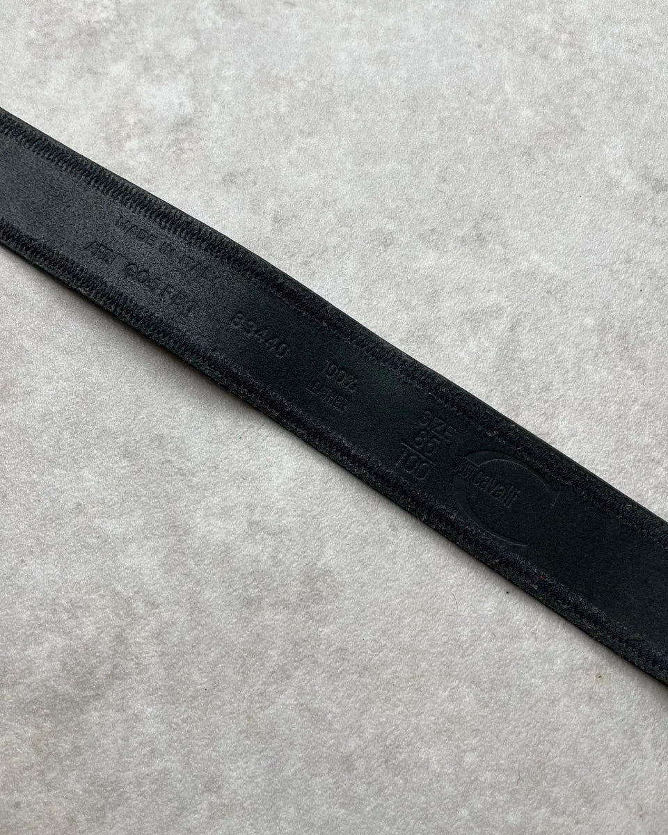 2000s Roberto Cavalli Red Pony Hair Leather Belt odRVjPv 7