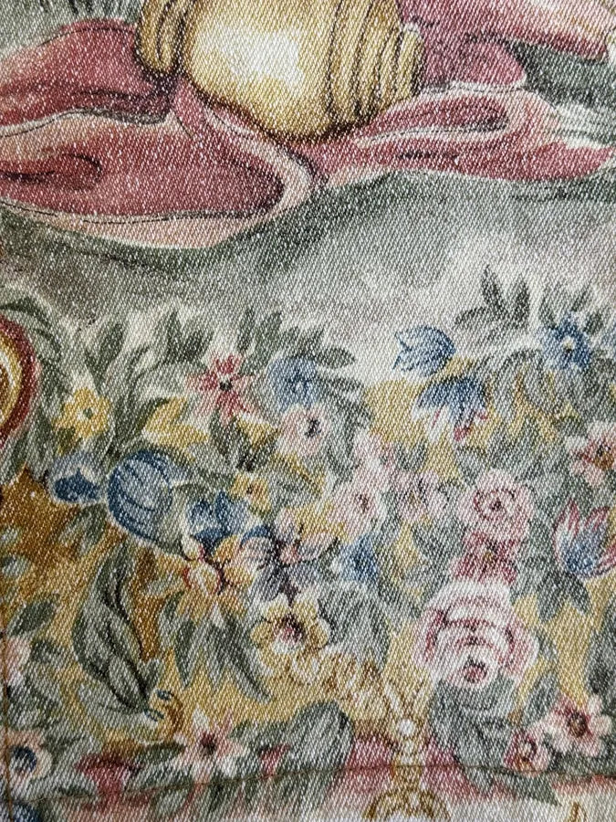 AW1996 Roberto Cavalli Roman Landscape Beige Pants orDTqsu 10