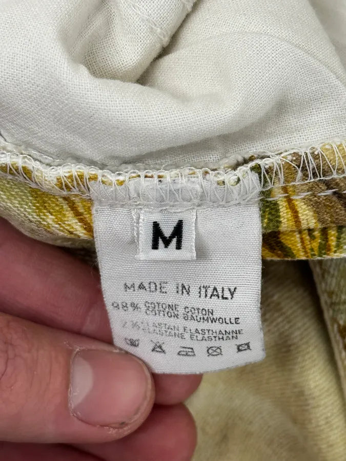 AW1996 Roberto Cavalli Roman Landscape Beige Pants orDTqsu 12