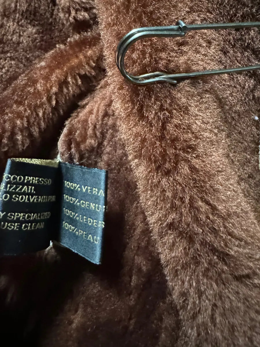 2000s Roberto Cavalli Royal Leather Long Camel Coat QfbxyDz 8
