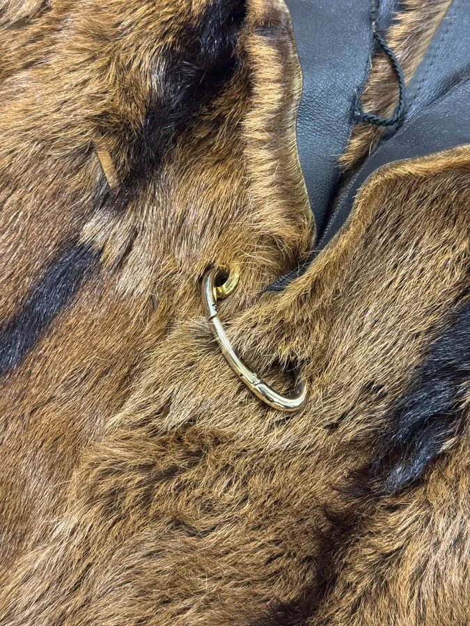 2000s Roberto Cavalli Royal Reversible Long Fur Brown Coat pKgIvcT 7