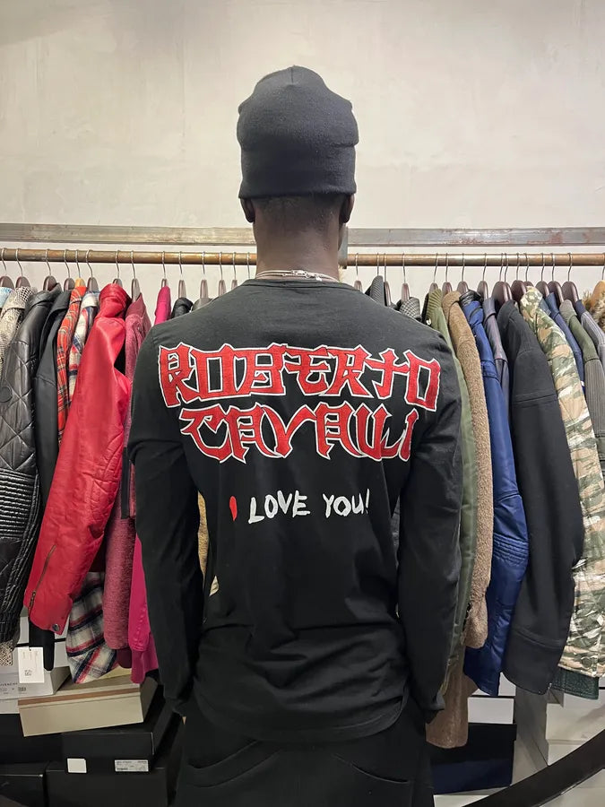 2000s Roberto Cavalli Samurai Black Longsleeves mAPhWja 2