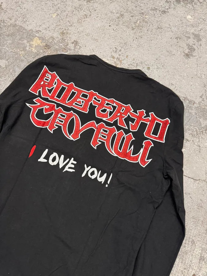 2000s Roberto Cavalli Samurai Black Longsleeves mAPhWja 5