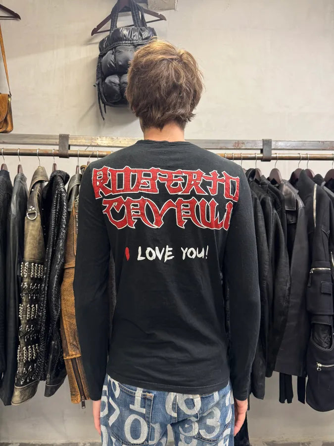 2000s Roberto Cavalli Samurai Black Longsleeves (S) YxRMizz 2