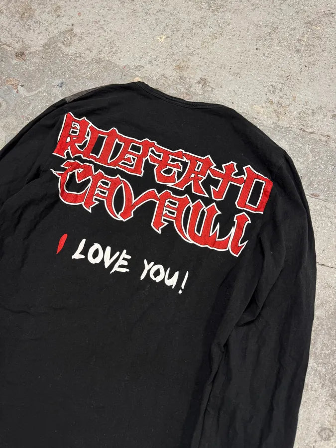 2000s Roberto Cavalli Samurai Black Longsleeves (S) YxRMizz 5