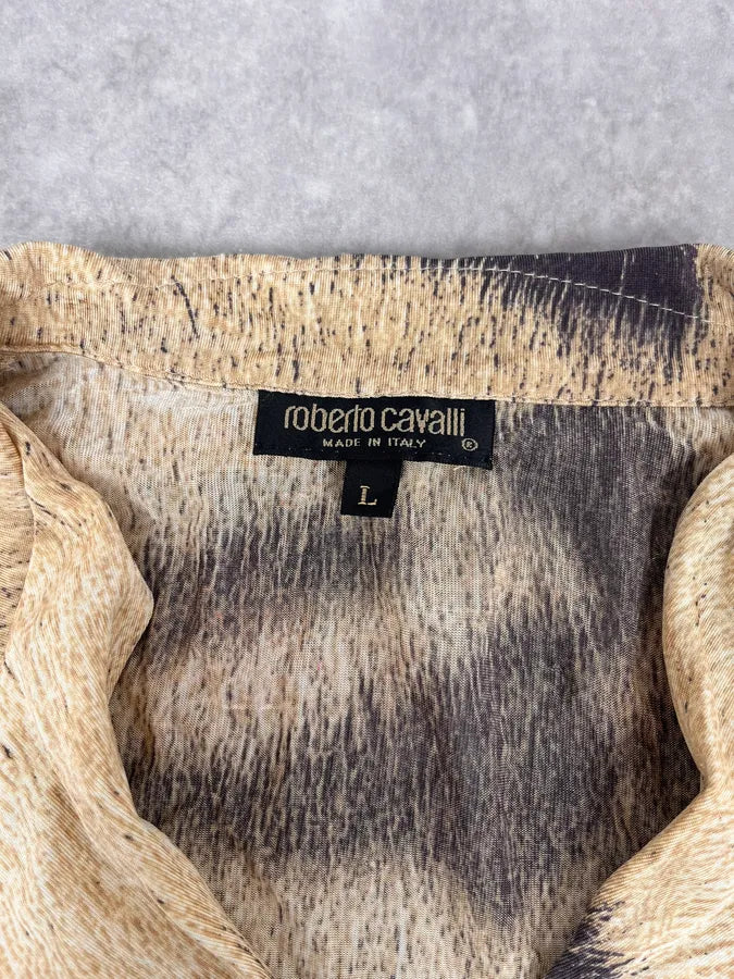 2000s Roberto Cavalli Savage Zebra Silk Shirt pjdOane 6