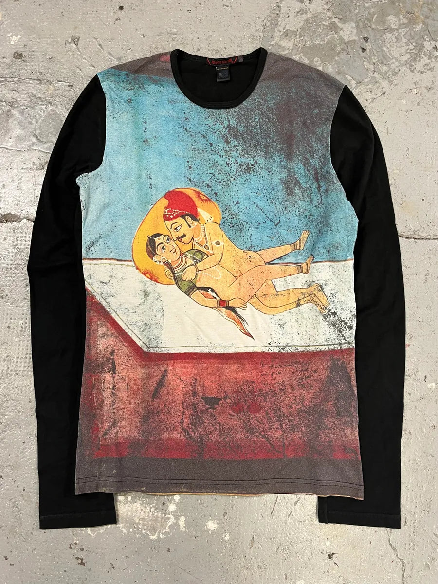 2000s Roberto Cavalli Sensual Kamasutra Love Longsleeves (S/M) qmfoBxJ 0