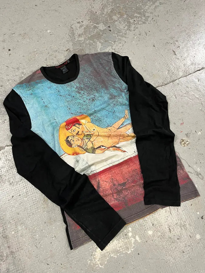 2000s Roberto Cavalli Sensual Kamasutra Love Longsleeves (S/M) qmfoBxJ 2