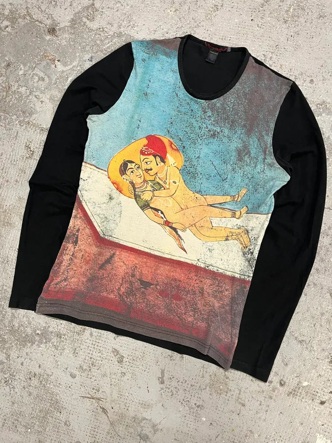 2000s Roberto Cavalli Sensual Kamasutra Love Longsleeves (XS/S) nuFjACg 3
