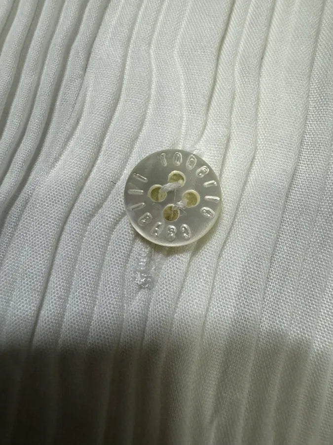 2000s Roberto Cavalli Sexy Pleats White Shirt FzNAqzr 3