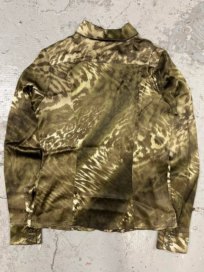 2000s Roberto Cavalli Silk Abstract Shirt iOvZvlV 2