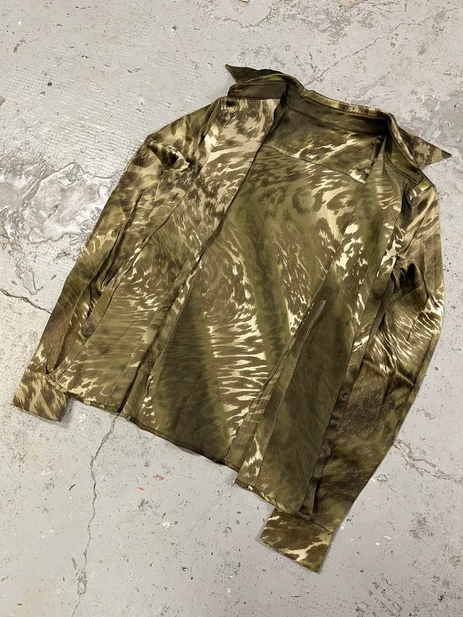 2000s Roberto Cavalli Silk Abstract Shirt iOvZvlV 3