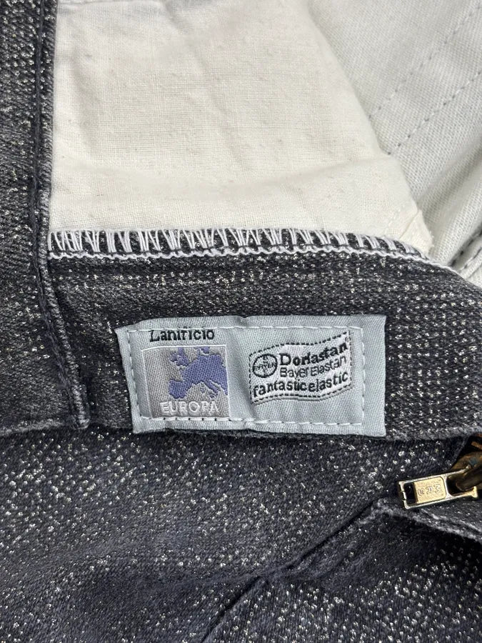 2000s Roberto Cavalli Brut Leopard Irregular Jeans cfIACJU 11
